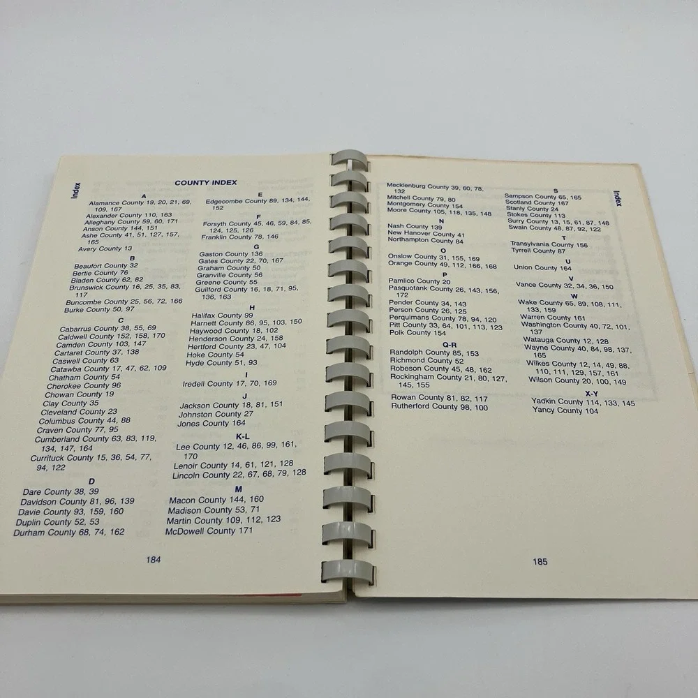 Vtg 1981 Tarheel Tastes North Carolina American Cancer Society Cookbook Recipes
